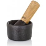 AdHoc Litinový hmoždíř CAMO s paličkou dřevo akácie průměr 8cm – Zboží Dáma