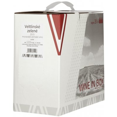 Vinařství Vajbar Veltlínské zelené Bílé 13% 3 l (karton) – Hledejceny.cz