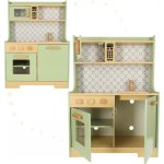KIK KX4625 Dřevěná kuchyňka MDF Mint pro děti – Sleviste.cz