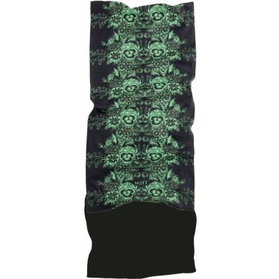 Matt Šátek multifunkční šátek s fleecem navy/green