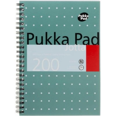 Pukka Pad blok "Metallic Jotta" čtverečkovaný spirálová vazba A4 + 100 listů – Zboží Dáma