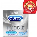 Durex Invisible Extra Thin Extra Sensitive 3ks – Hledejceny.cz