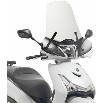 KAPPA plexi štít SYM HD 300 (19), PIAGGIO MEDLEY 125-150 i GET / MEDLEY S 125-150 i GET (20), SYMPHONY 125 (20), KYMCO PEOPLE S 300 (19-23) 49 X 66 cm průhledný - potřebné upevnění podle modelu | Zboží Auto