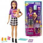 Barbie Panenky Chůva Skipolly Pocketer + miminko a doplňky – Zboží Dáma