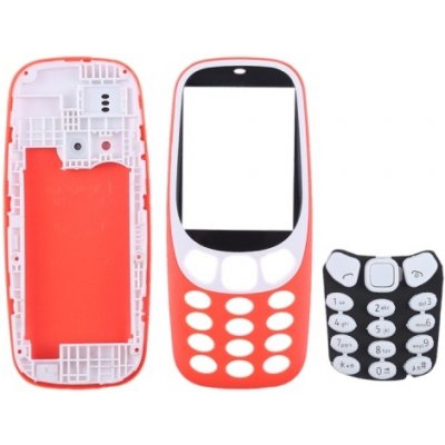 Kryt Nokia 3310 (2017) přední + zadní červený – Zboží Mobilmania