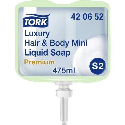 Tork Mini luxusní tekuté mýdlo na vlasy a tělo 475 ml