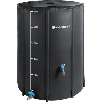 Cellfast skládací nádrž na dešťovou vodu 500 l s filtrem a kohoutkem – Zboží Mobilmania