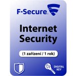 F-Secure Internet Security 1 lic. 1 rok (FCIPOB1N001E2) – Hledejceny.cz