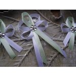 Svatební vývazek velký bílý / zelená nejsv. 181, nebo v barvě na přání – Hledejceny.cz