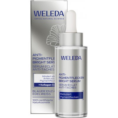 Weleda Sérum na pigmentové skvrny Modrý hořec a Protěž alpská 30 ml – Zboží Mobilmania