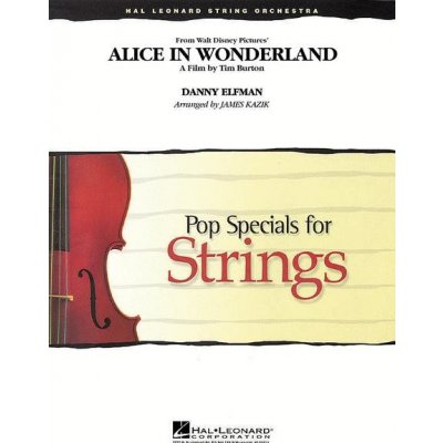 Alice in Wonderland / Alenka v říši divů noty pro smyčcový orchestr, party, partitura – Zboží Mobilmania