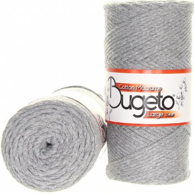 Maccaroni Cotton Macrame Large 3mm světle šedá 101