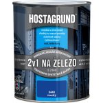 Barvy A Laky Hostivař Hostagrund 2v1 S2160 základní i vrchní barva na kov, 0440 modrá, 600 ml – Zbozi.Blesk.cz