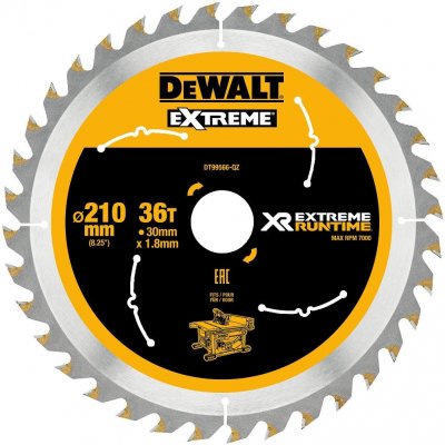 DeWALT DT99566 Pilový kotouč 210x30mm 36z FLEXVOLT – Zboží Mobilmania