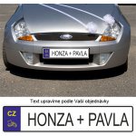 Svatební SPZ s textem na přání BLUELINE - Jména – Zboží Dáma Svatební SPZ s textem na přání BLUELINE - Jména – Zboží Dáma