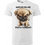 Impar tričko Nečum na mě pes pro muže bílá – Hledejceny.cz