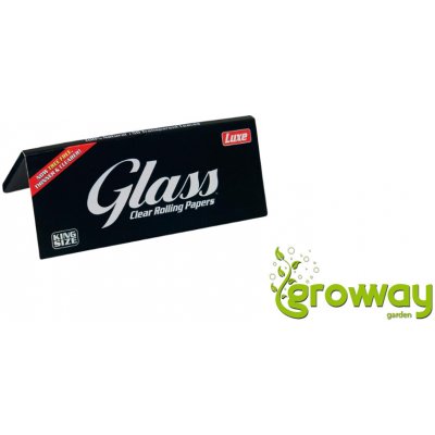 Glass Papírky Průhledné Luxe King size 40 ks – Sleviste.cz