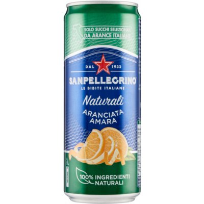 San pellegrino Naturali L'Aranciata Amara hořký pomeranč 330 ml – Hledejceny.cz