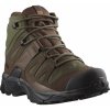 Pánské trekové boty Salomon X Ultra Tracker Gtx L47607100 ranger green earth brown shocking orange