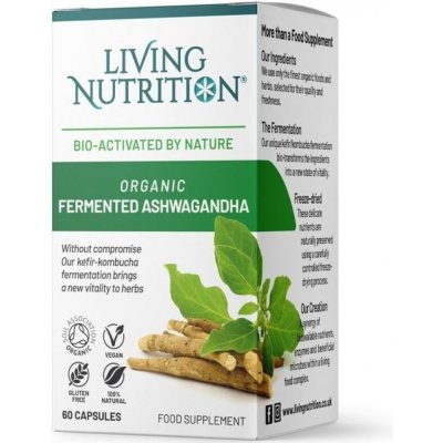 Living Nutrition Ashwagandha ALIVE 60 kapslí