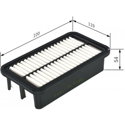 Vzduchový filtr BOSCH F 026 400 169 – Hledejceny.cz