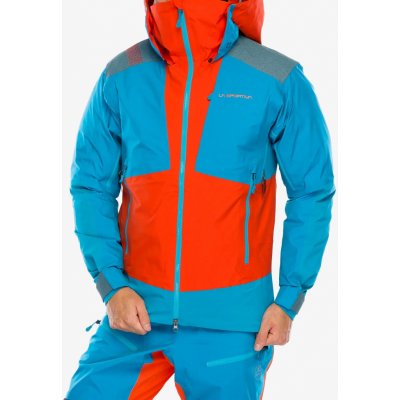 La Sportiva Supercouloir GTX Pro Jkt cherry tomato/tropic blue – Hledejceny.cz