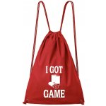 Dobrý triko bavlněný batoh I got game Červená – Hledejceny.cz