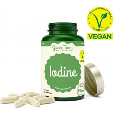 Greenfood Nutrition Jód 120 kapslí – Hledejceny.cz