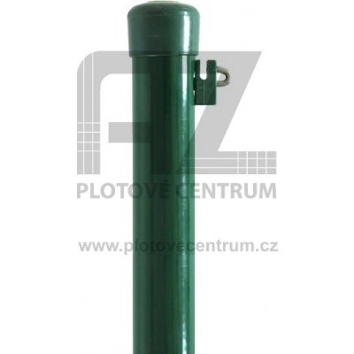 Plotový sloupek PRIMA poplastovaný 1750 mm | kruhový profil Ø 38 mm | zelená RAL 6005 – Zboží Mobilmania