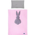 Belisima povlečení Králíček růžové šedé 100 x 135 – Zboží Dáma