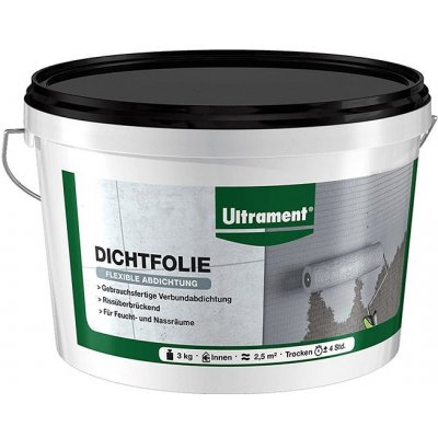 Ultrament Do it Hydroizolační nátěr do koupelen, 3 kg, šedý 44590000291008 – Zbozi.Blesk.cz