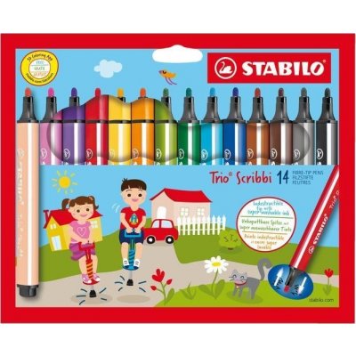 Stabilo Trio Scribbi 368/14 14 ks