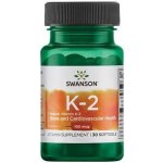 Swanson Vitamín K2 Natural 100 mcq 30 kapslí – Hledejceny.cz