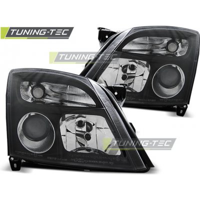Tuning-Tec Přední čirá světla Opel Vectra C (2002 - 2005) - černé – Hledejceny.cz
