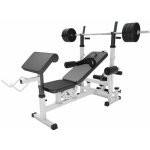 Gorilla Sports Multifunkční posilovací lavice, 40 kg závaží – Hledejceny.cz
