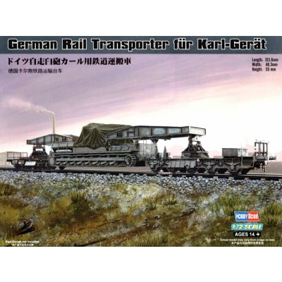 Hobby Boss German Rail Transporter für Karl-Gerät Karl-Gerät not included 1:72 – Hledejceny.cz