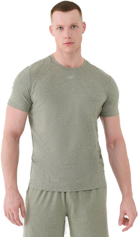 4F TSHIRT M2003-44S-OLIVE Zelená
