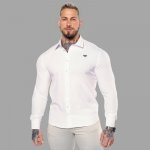Iron Aesthetics Slim strečová košile natural bílá – Hledejceny.cz
