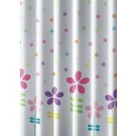 AQUALINE Sprchový závěs 180x180cm, polyester, květovaný barevný ZV025 – Hledejceny.cz