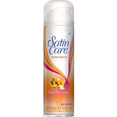 Gillette Satin Care Radiant Apricot gel na holení 200 ml – Zboží Dáma