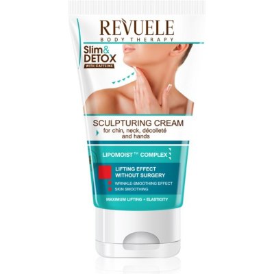 Revuele Slim & Detox With Caffeine modelační krém na krk a dekolt 150 ml – Zboží Dáma