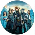 Jedlý papír Jack Sparrow piráti 19,5 cm - Pictu Hap – Sleviste.cz