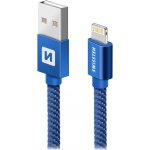 Swissten Textile USB/LIGHTNING 0,2 m – Zbozi.Blesk.cz