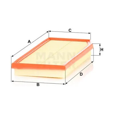 MANN FILTER Vzduchový filtr C 36 016 – Hledejceny.cz