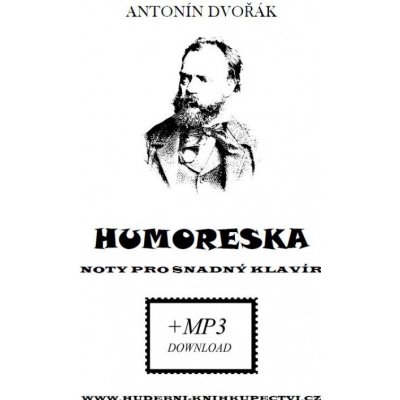 Antonín Dvořák Humoreska noty na snadný klavír + audio – Zboží Mobilmania
