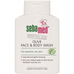 Sebamed Wash jemná mycí emulze na tělo a obličej s olivovým olejem For Dry and Sensitive Skin 200 ml – Hledejceny.cz