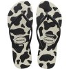 Dámské žabky a pantofle Havaianas Slim Animals white/black