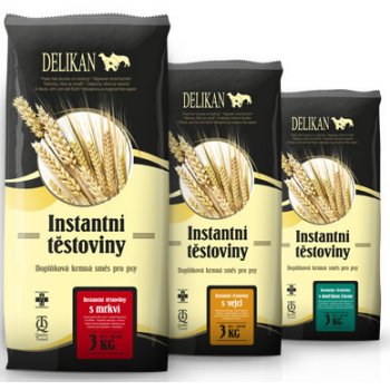 Delikan instantní těstoviny přírodní 3 kg