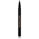 Pierre René Eyes Eyeliner waterproof oční linky v peru 1 Black Pen Eyeliner 1 ml – Zboží Dáma