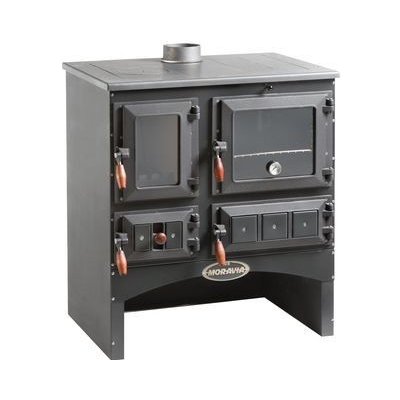 KVS sporák OLIVER 9170.00 antracit, dřevěné doplňky – Zbozi.Blesk.cz